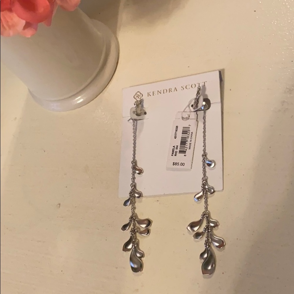 Kendra Scott Pamela silver earrings